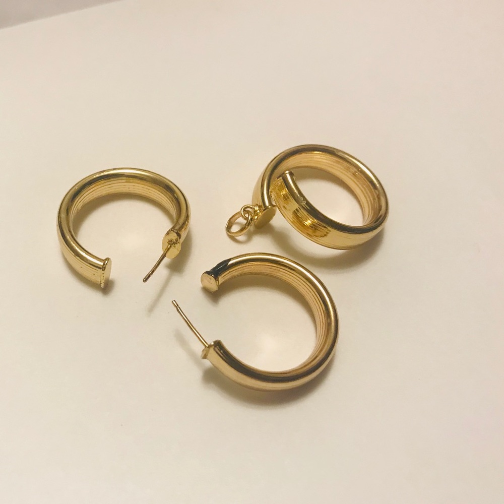 GL gold set earrings & pendant